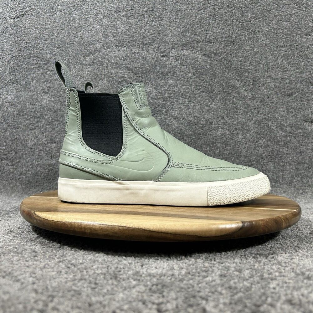 Nike SB Zoom Stefan Janoski Slip Mid RM Mens Sz 5 Jade Horizon Green Shoes Used